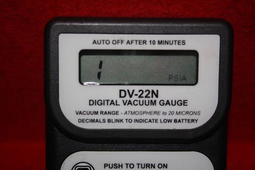 Jb digital vacuum gauge used  dv-22n w/case for sale