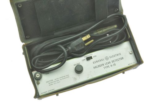 General electric ge h-10 halogen leak detector for sale