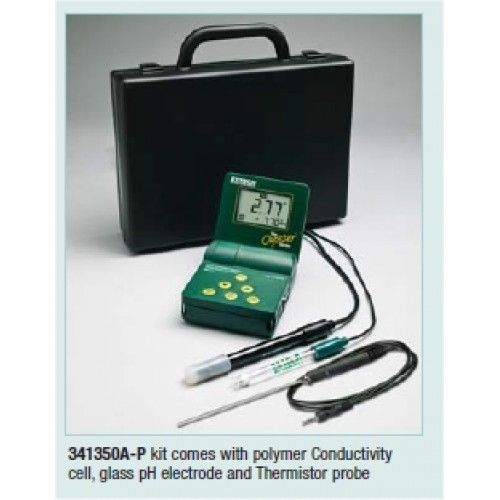 Extech 341350a-p ph/conductivity/tds/orp/salinity meter, us authorized dealer for sale