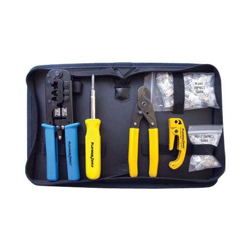 Platinum Tools 90109 All-in-one Modular Plug Tool Kit with Nylon Zip Case
