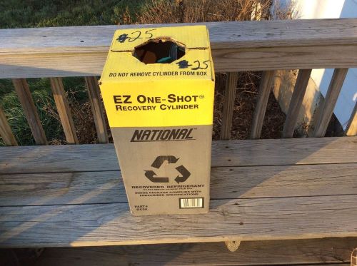 National EZ one shot Recovery cylinder New in box for recovered refrigerant
