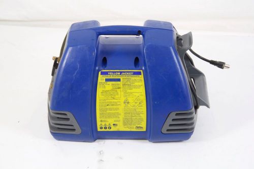Yellow jacket 95760 refrigerant recovery machine 1/2 hp 115v for sale