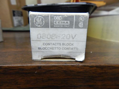 GENERAL ELECTRIC - 080BF20V CONTACT BLOCK