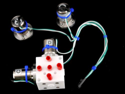 Parker series-18 018-0297-900 chemically inert isolation manifold valve 12vdc #2 for sale