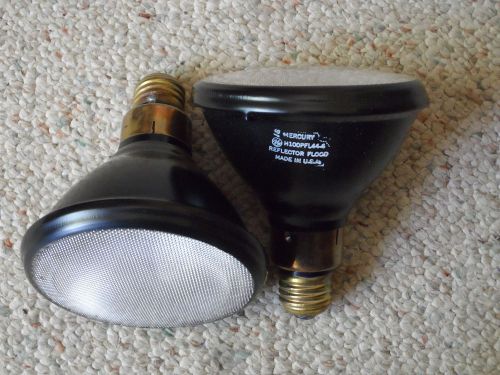 Ge par 38 mercury flood lamp 100 watt , code-h100- pfl44-4, ad medium base, nib for sale
