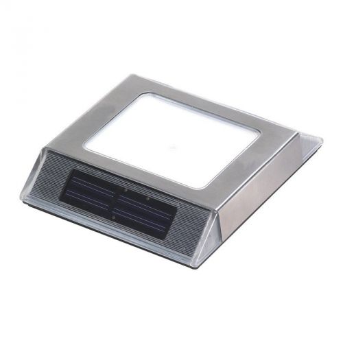 7 color change stainless steel solar powered deck dock pathway marker led light for sale