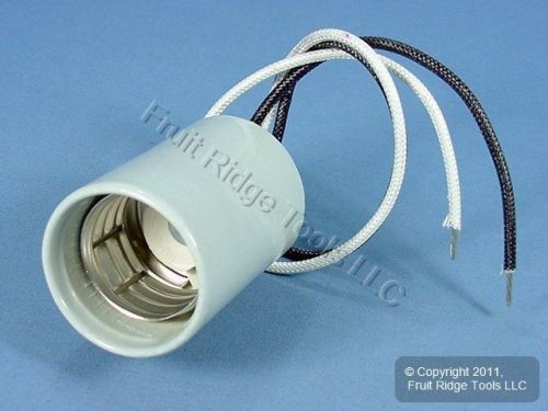 Leviton 8746-3 mogul porcelain hid lamp holder high pressure sodium light socket for sale
