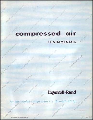 Ingersoll-rand compressed air fundamentals manual for sale