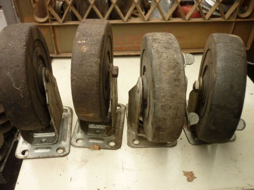 set of 4  5&#034; casters