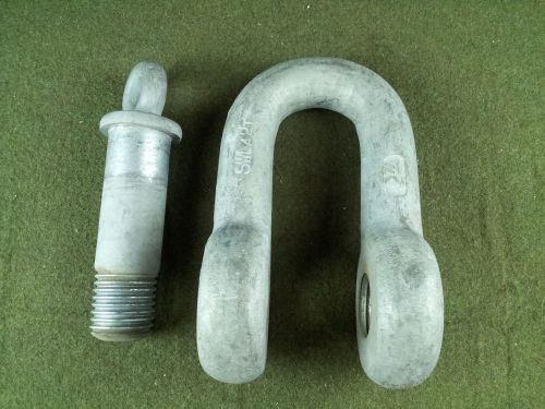 40 ton swl 2&#034; shackle and clevis used for sale