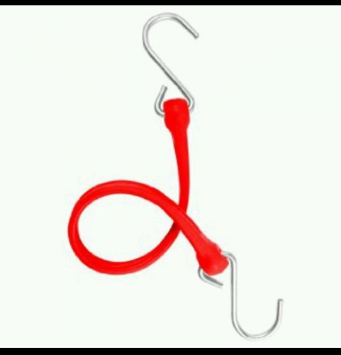 THE PERFECT BUNGEE PB18R Bungee strap stainless steel S-Hook 18 In Red
