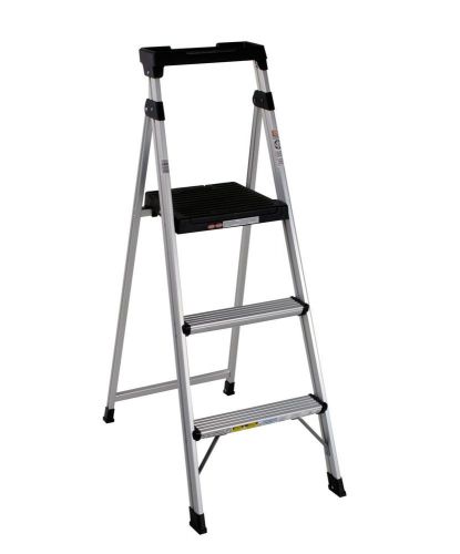 Lite Solution Aluminum Step Ladder, 5-Foot , Home, Office, Sturdy, New