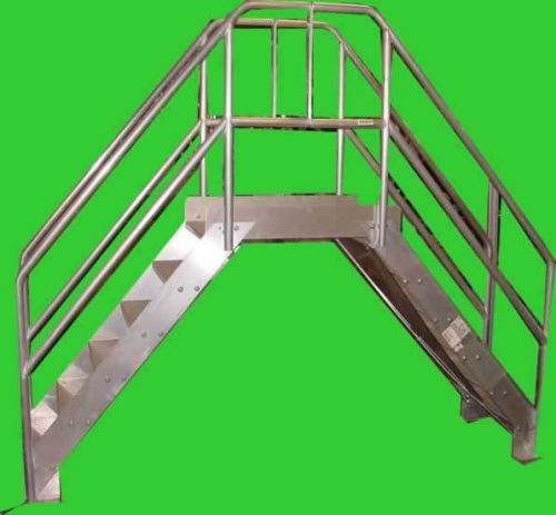 50&#034; scaffold all aluminum cross over ladder for sale