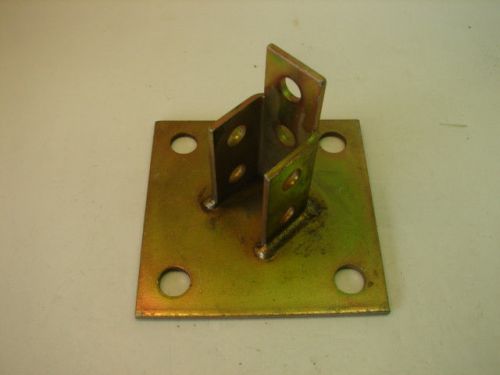 Power-strut 4 hole bottom plate post 6 x 6 x 4.5 **nnb** for sale