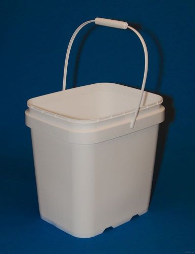 2 gallon food storage container with lid and handle qty 10      ez-e027 for sale