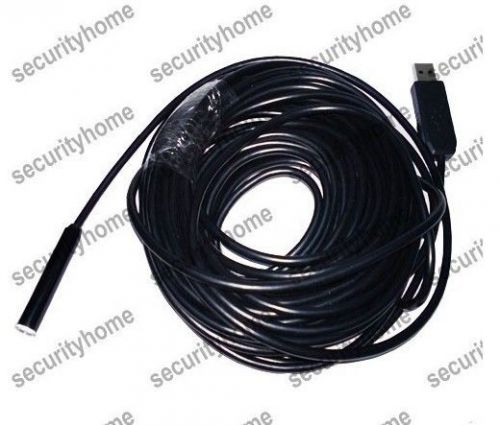 From USA 20M VIDEO PIPE SEWER DRAIN ENDOSCOPE USB INSPECTION CAMERA