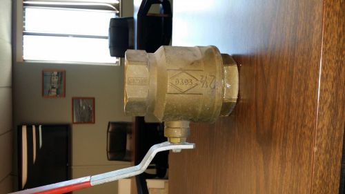 Prochannel 2 1/2&#034; bronze ball valve brs 600 wog - threaded for sale