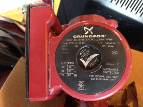 GRUNDFOS UPS15-58FC 115V BRUTE 3 speed