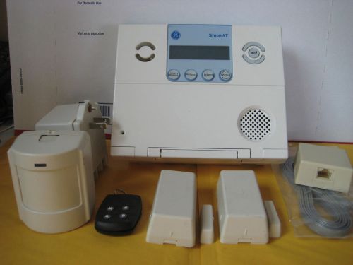 Ge simon xt wireless security alarm package, used for sale