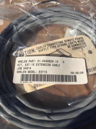 Whelen EXT15 - 15ft Cable W/ Pins And Connectors