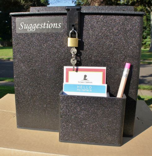 BLOW OUT SALE - Suggestion, Key Drop, Expess Check Out Donation Acrylic Lock Box