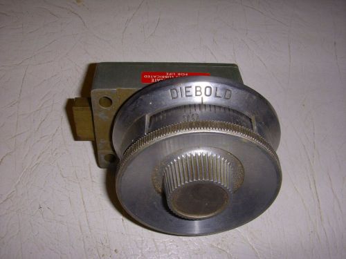 Diebold 177 Safe Combination Lock Used Obsolete