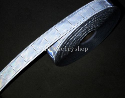 Gloss Pvc Silver Safety Reflective Tape Sew On Material Width: 25mm(1&#034;)
