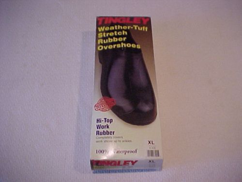Tingley Weather-Tuff Stretch Rubber Overshoe Galoshes New XL