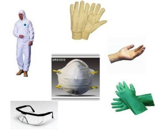 Safety Kit  Painters : 1 Tyvek Coverall w/ Hood (LG); 2 PR Nitrile Reusable Glov