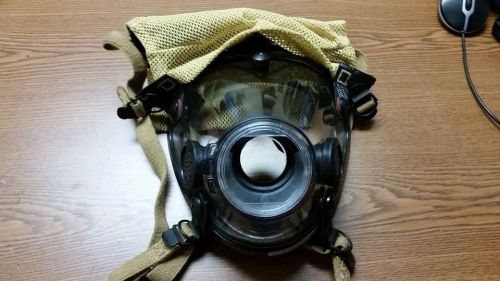 Mint scott av-3000 respirator firefighter mask size medium kevlar hood scba for sale