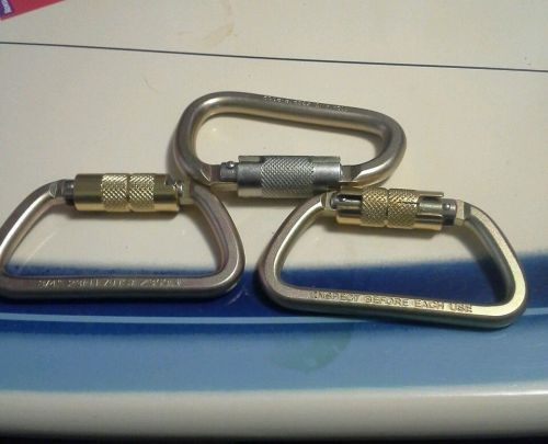 Brand New SAFETY Carabiner Connectors LOT OF 3