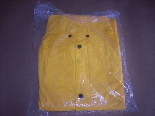 Economy rain suite / 3 piece rain suit / rain gear  - yellow - size xl for sale
