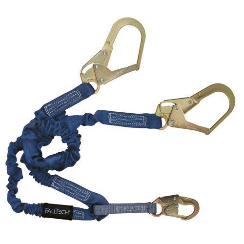 6ft fall protection double lanyard