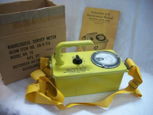 Radiological Survey Meter - Victoreen Instrument Company