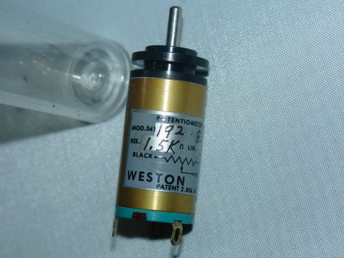 Weston Variable Resistor MFG P/N: 341-192-1.5KL1.0 NEW *