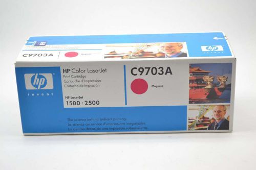 New hewlett packard hp c9703a laserjet 1500-2500 color print cartridge b397091 for sale