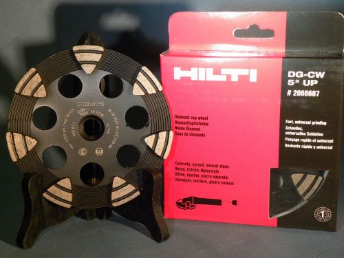 2ea (TWO) HILTI New in Box Diamond cup wheel DG-CW 5&#034; UP #2066687