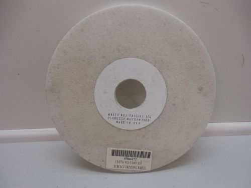 White surface grinding wheel 7&#034; x 1/4&#034; x 1-1/4&#034; 60j a/o 05866272 max rpm 3600 for sale