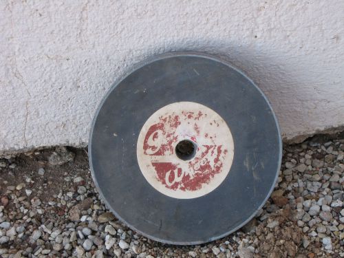 Vintage abrasive grinding wheel disc 10&#034;x 1 1/2&#034;! freeusashipping for sale