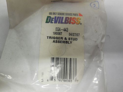 DeVILBISS EGA-443 Trigger &amp; Stud Assembly 190087