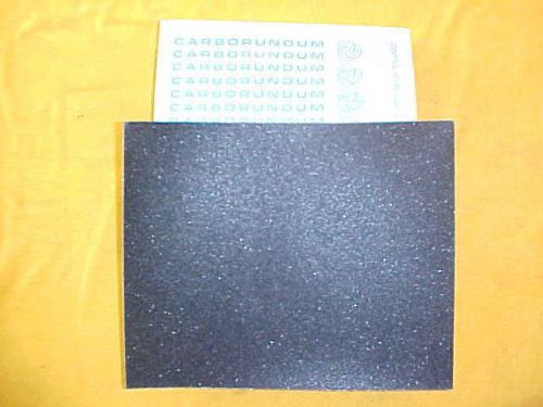 50 sheets black carborundum silicon carbide fastcut 80 grit paper  9 x 11 for sale