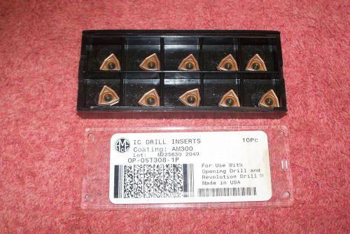 AME    CARBIDE  INSERTS   OP- 05T308-1P   GRADE  AM300   PACK OF 10