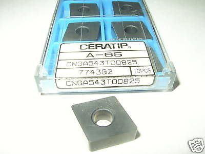One ceratip a-65 black ceramic-al-titanium-carbide insert (one piece) for sale