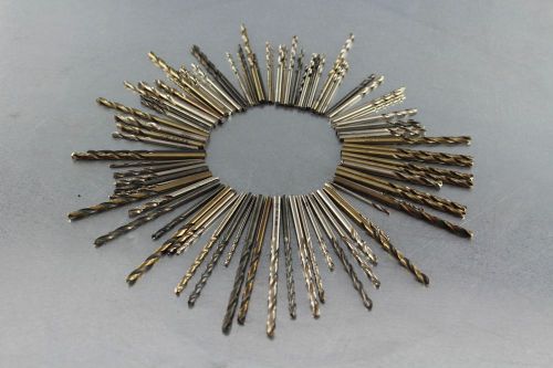 Precision twist drills assorted lot of 86 hss number fraction 1/16&#034; to 5/32&#034; for sale