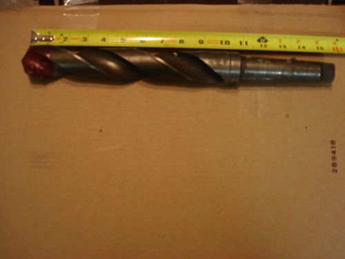 Taper Shank Drill   1  35/64  x 15 1/2&#034; overall &#034; Morse&#034;  made in USA
