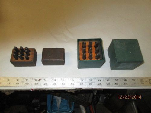 MACHINIST TOOLS LATHE MILL Lot of Machinist Steel Figure Stamp s Punch es