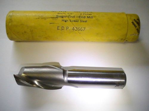Morse end mill, 13/16, shank 5/8&#034;, 2 flutes for sale