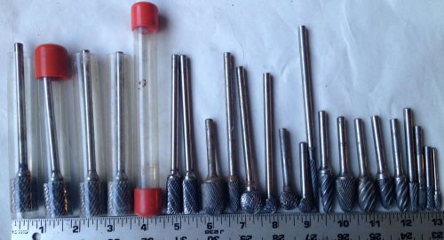Machinist lathe tools nice lot of 22 burr (s) * mostly unused for sale