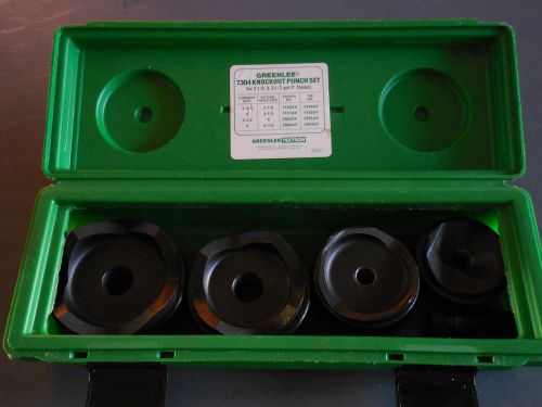 Greenlee 7304 knockout set 2  1/2 ” – 4”  brand new!!!!!  made in usa for sale