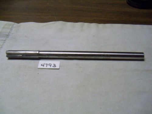 (#4793) Used Machinist USA Made 7/16 Inch Carbide Tipped Chucking Reamer